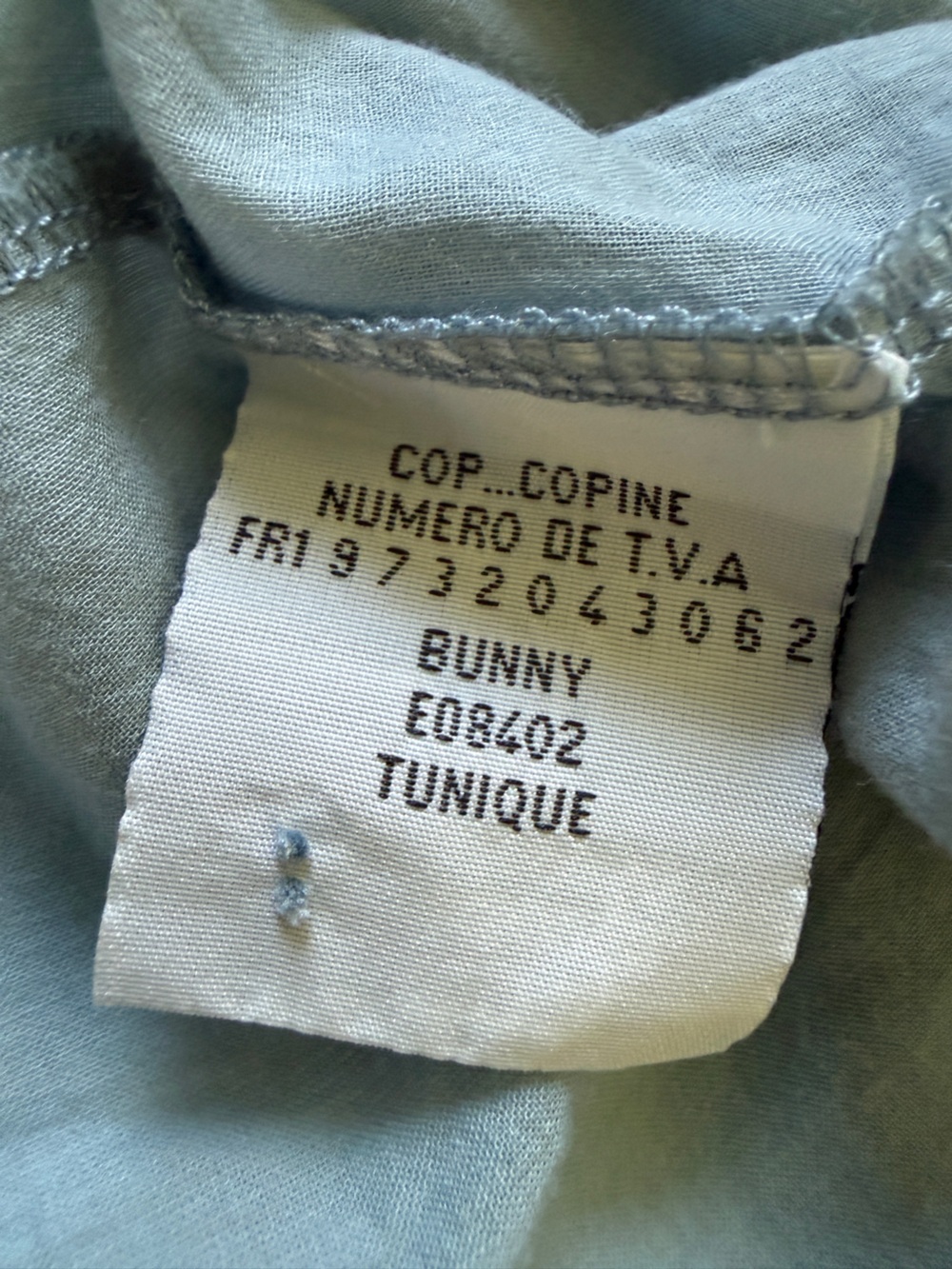 Cop.Copine Pale Blue Ruffle Button-Front Mini Dress s/m - Picture 12 of 16